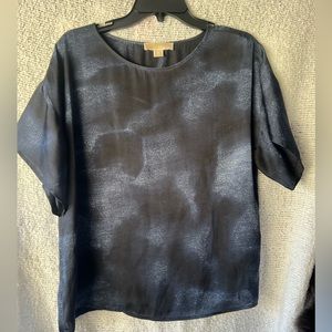 Michael Kors medium blue blouse med used good bin2